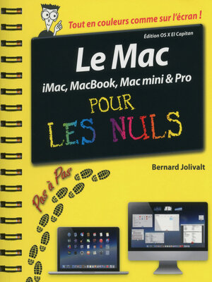 cover image of Le Mac pas à pas pour les Nuls édition OS X El Capitan